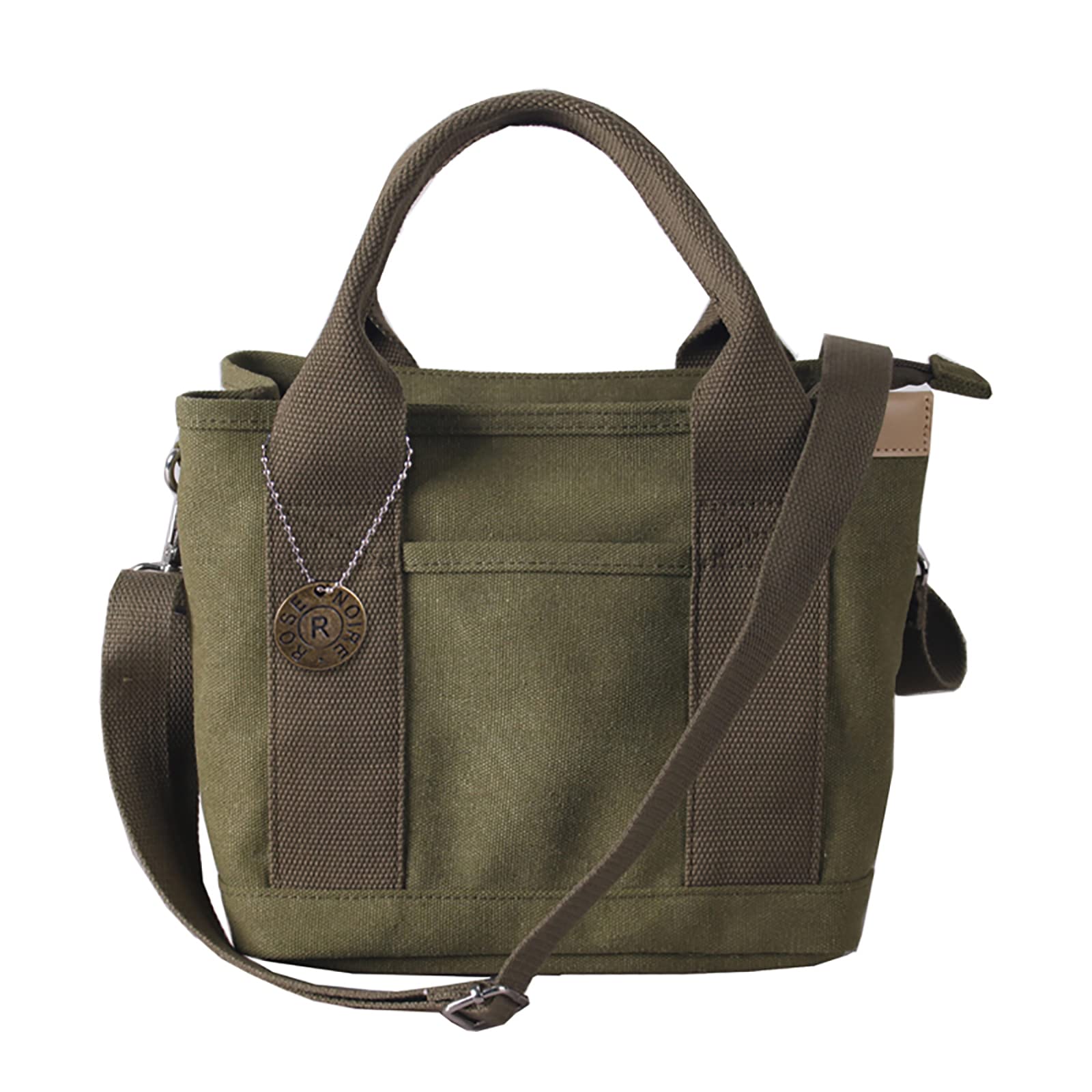 

ROSE NOIRE Tote Bag with 6 Small Mini Tote Bag for Women with Shoulder Lightweight Canvas Shoulder Diaper Freestanding 2-Way (Ultra-Lightweight 450g)