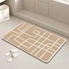 Lehký luxusní domácí koupelnový umyvadlový savý rychleschnoucí kobereček koupelnový protiskluzový diatomový bahnitý kobereček