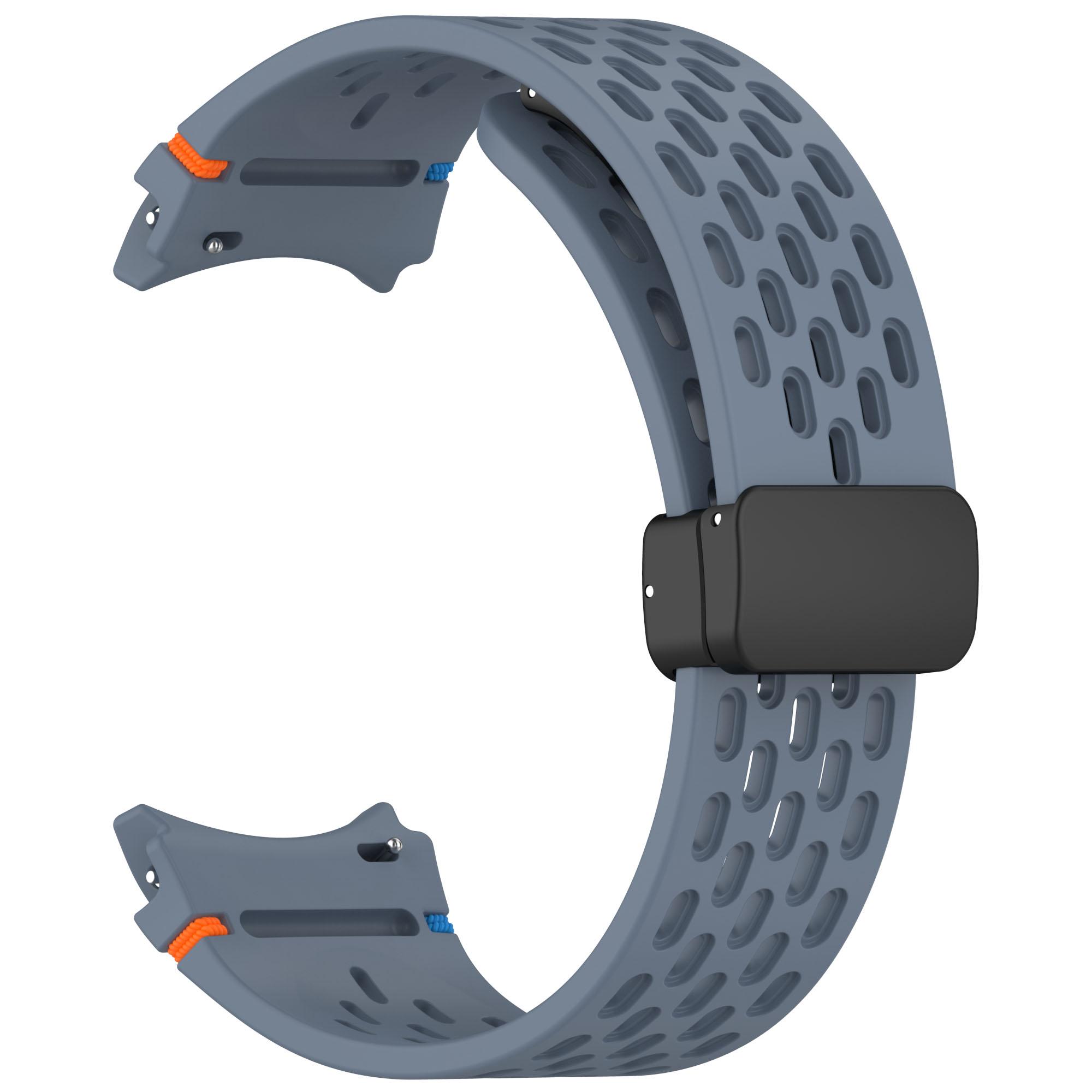 

20mm Straps for Samsung Galaxy Watch 7 5 Pro 6 5 4 Magnetic Buckle Silicone Band correa Galaxy watch 6 Classic No Gaps Bracelet Galaxy Watch7 44mm