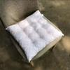 Einfarbig Modern Stil Universal Zuhause Quadratisches Kissen Mode Wohnzimmer Sitzmatte Zuhause Esszimmerstuhl Dekoration Anti-Rutsch-Pad