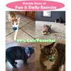 4pcs Cat Toys Latex Foam Ball Interactive Chasing Self Entertainment Teething Toys Soft Comfortable Fast Rebound Pet Supplies