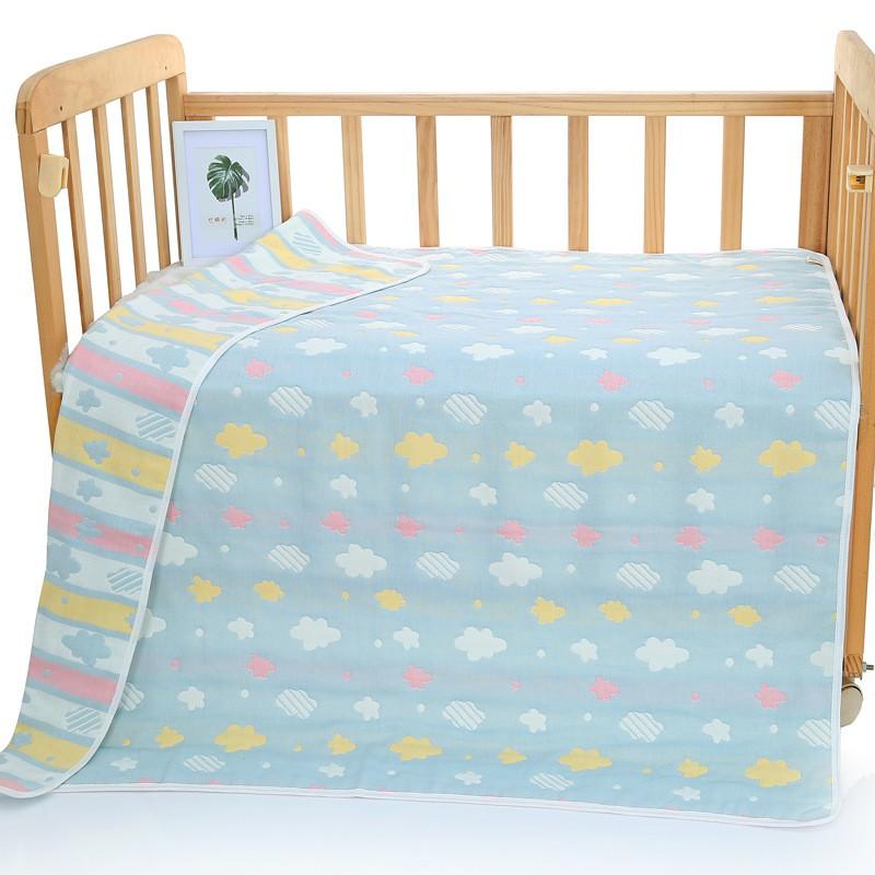 Baby Bath Towel Infant Toddler Blanket Cotton Gauze 6 Layer Muslin Wrap Newborn