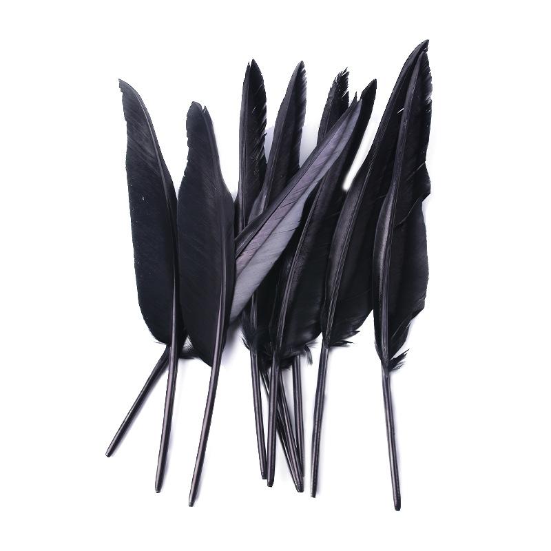 Diy Hunchback Big Feather Wedding Crafts Wing Pen Diy Jewelry Accessories Handmade Decorative Materials