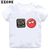 Hot Sale Red Ball 4 Print Cartoon Kids T-Shirts Funny Game Girls Clothes Baby Boys T shirt Summer Casual Children Tops,ooo5849