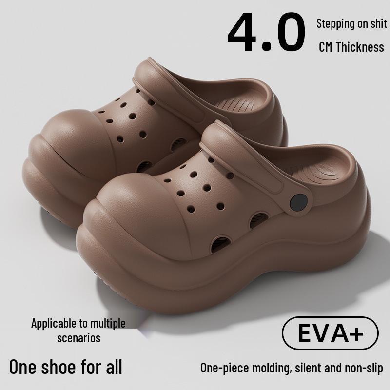 Women's Summer Thick-Soled Lightweight Closed-Toe Outdoor Fashion Shoes