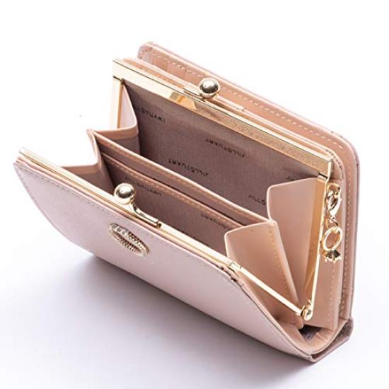 Jill Stuart Women's Eternal Leather Bi-fold Wallet with Ring Motif (JSLW0DS1)