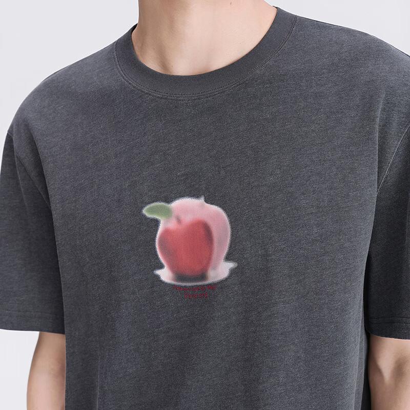 GXG Men's Apple Print Short-Sleeve T-Shirt