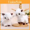 Petite Poupée en Peluche Mouton avec Rembourrage en Coton PP et Porte-Clés à Suspendre pour Enfants et Adolescents