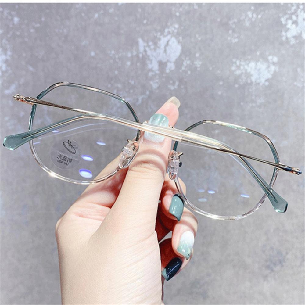 Finished Myopia Glasse Women With Minus Degree Round Nearsighted Eyewear Diopter  -0.5 -0.75 -1.25 -1.5  -2.0 -2.5 -3.0 To -6