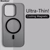 Matte Ultra-Thin for Magsafe Case For iPhone 17 16 15 14 13 12 Pro Max Plus Magnetic Wireless Charger Hard PC Translunt Cover