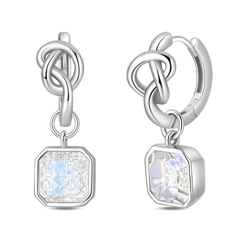 Cute Geometric Theme Ghost Earrings for Women Girls Trendy Fashion Jewelry High Quality Dainty Elegant Gift