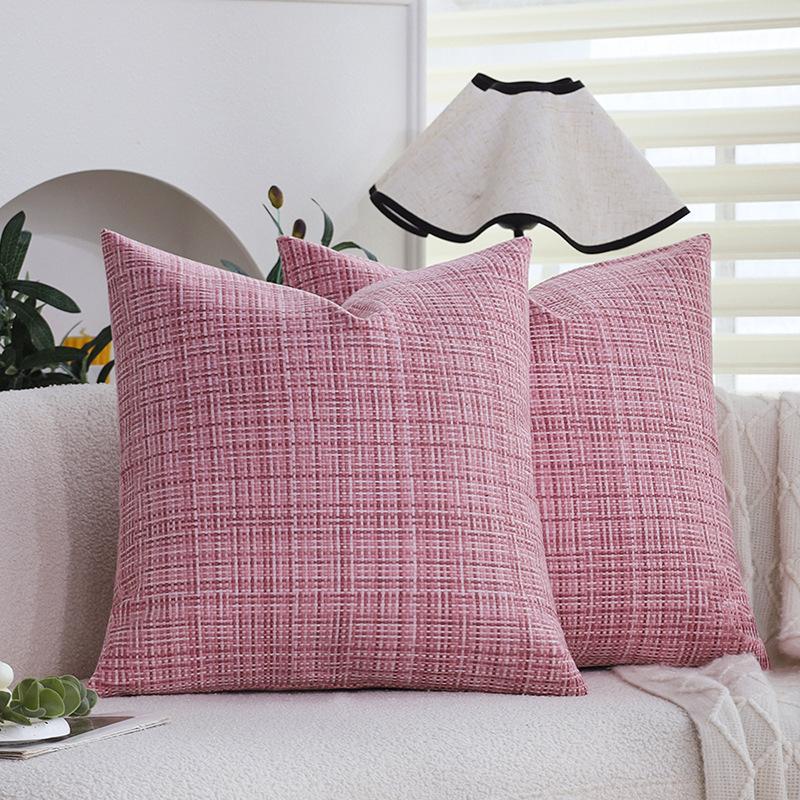 Summer Waterproof Pillow Woven Linen Water-proof Technology Outdoor Garden Pillow Cover Pillow Cover Does Not Contain Core