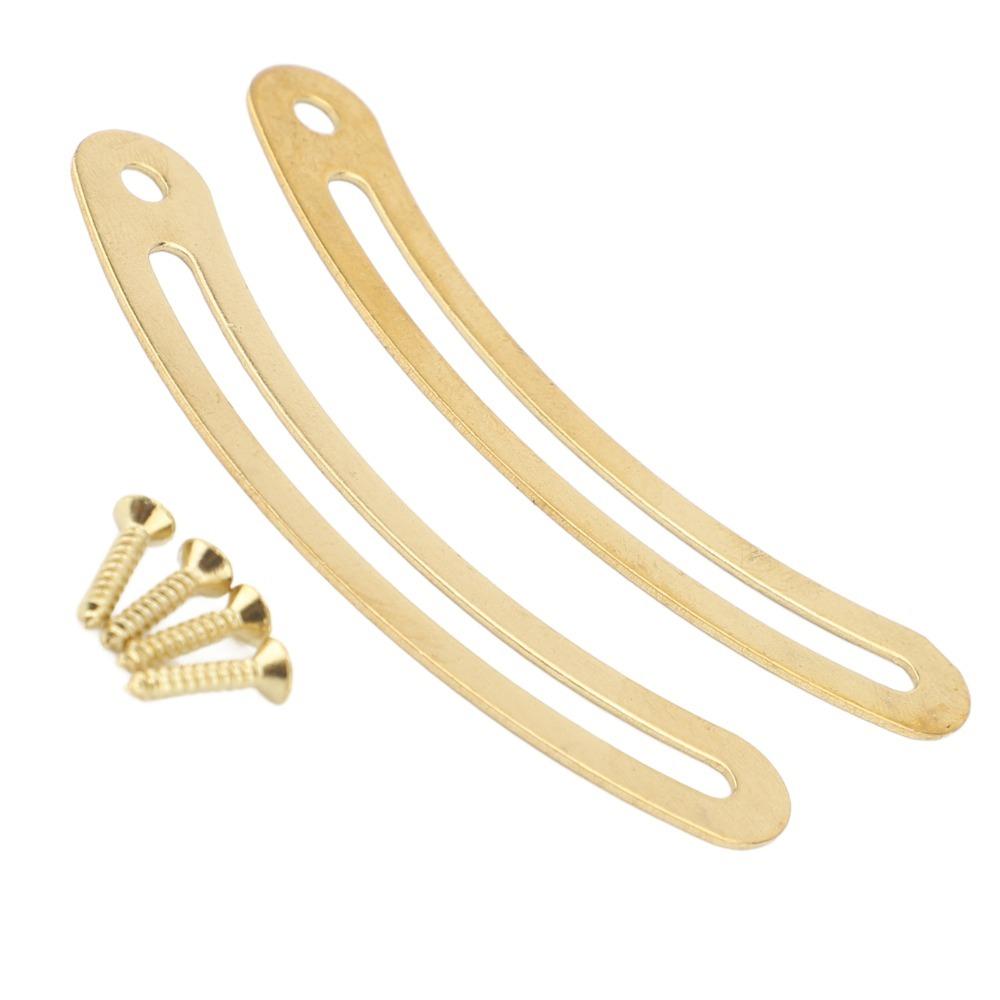 20PCS Copper Lid Support Hinges Brass Spring Box Lid Fixed Hinge Curved Support Hinge Cabinet