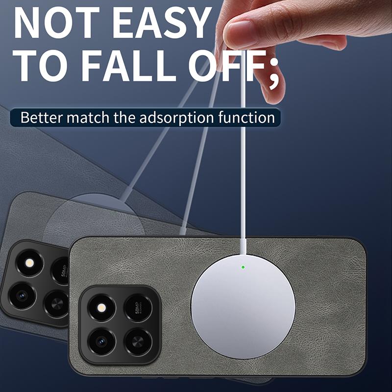 For Honor X7D X9D New Style Leather Phone Case For Honor X9D For Magsafe Magnetic Wireless Charge Cover For Honor X9D Shell x7d