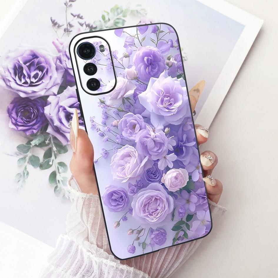 Silicone Case For Motorola Moto E32 E32s Cover Fashion Cartoon Dragon Painted Fundas Soft TPU Bumper For MotoE32 MotoE32s Casing