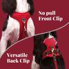 Durable Dog Harness Breathable Nylon Pet Dog Harnesses Vest with Control Handle Adjustable for Medium Large Dogs No Pull Vests