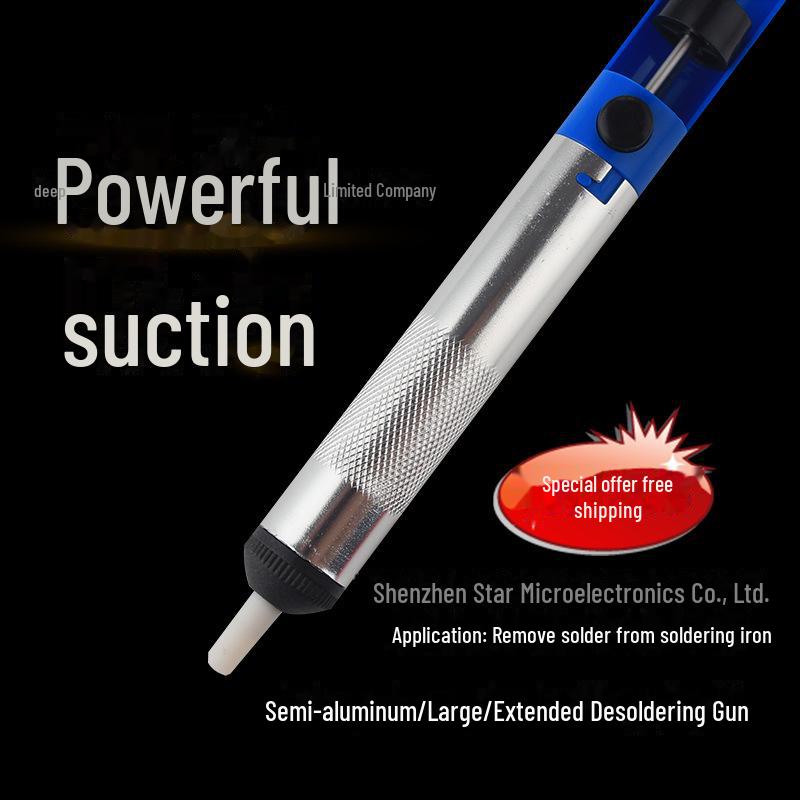 High-Performance Desoldering Tool: Manual Pump, Electronic Desoldering, Desoldering Slag, Soldering Iron, and Desoldering Gun