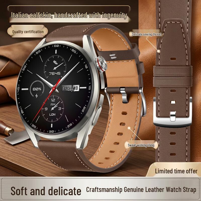Genuine Leather Watch Band for Huawei Series
