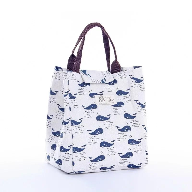 Kawaii Portable Thermal Bag Women Children's School Thermal Insulated Lunch Box Tote Food Small Cooler Bag Pouch