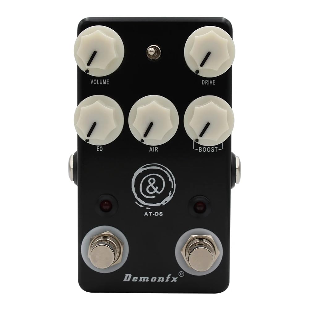 Demonfx Overdrive Distortion Guitar Effects Black AT-DS (BLACK) / - Pedal,