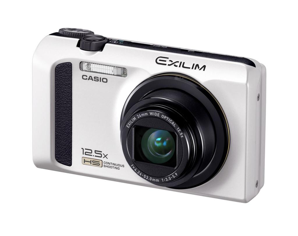 Casio Digitální fotoaparát EXILIM milion pixelů optický zoom 12,1 12,5x EX-ZR100WE