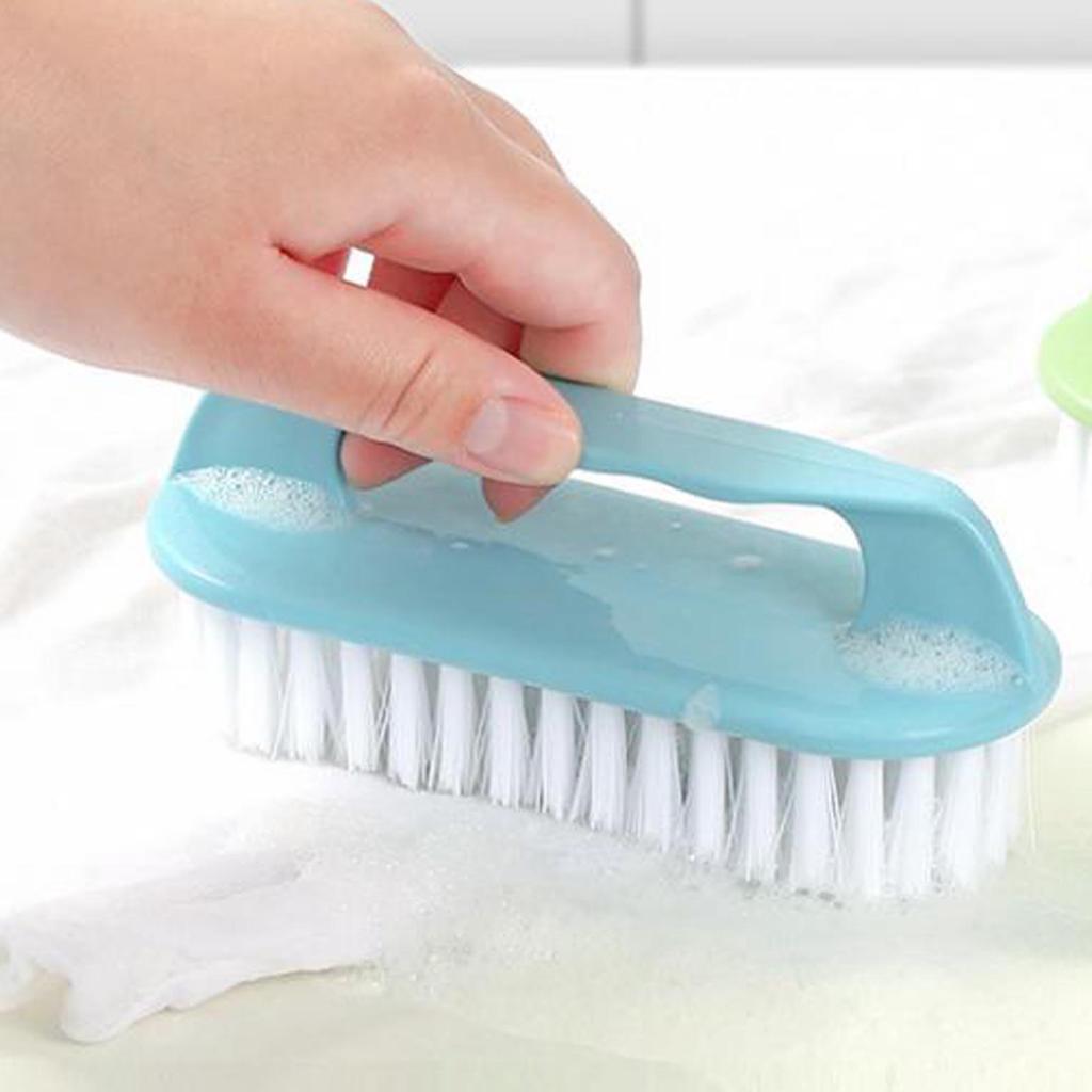 Laundry Brush Household Soft Bristle Multifunctional Plastic Shoe Cleaning Brush Blue