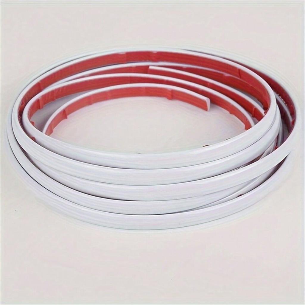 1pc 5mx0.8cm PVC Decorative Edging Strip Tape - Perfect for Wall, Ceiling & Furniture Banding Seamless Wall Corner
