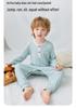 Bamboo Fiber Kid's Pajamas: Cool, Sweat-Wicking One-Piece with Belly Protection for Toddlers & Children (S, M, L) - Ideal for Air Conditioning.