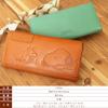 PEANUTS Long Genuine Flap Friend [Peanuts] Women's Wallet, Leather, Closure, [73054] (Camel)