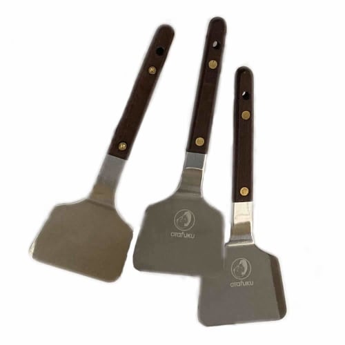 Otafuku Sauce Small Spatula, Rounded Corners, Pack of 3, H10442