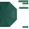 Reversible Large Umbrella for Women, Extra Thick and Reinforced, Dual-Use for Sun and Rain, Men's Double-Person Sun Protection Folding Manual Parasol