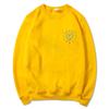 Neuer schlichter und weiter Hoodie mit Rundhalsausschnitt für Herbst und Winter 6940