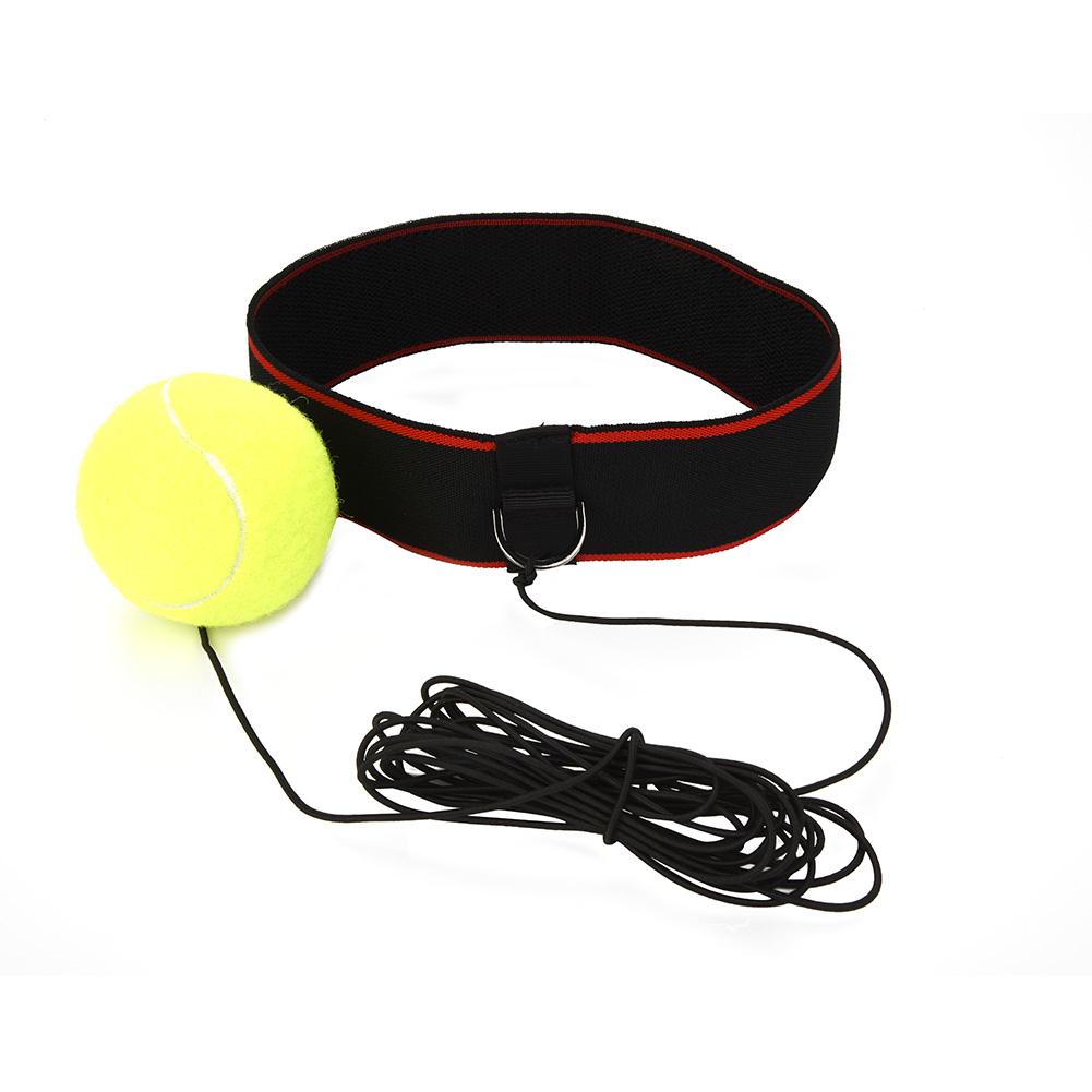 Boxen für Erwachsene Punch Übungsball mit Stirnband Ausrüstung für Geschwindigkeitstraining (Schwarzes Band)