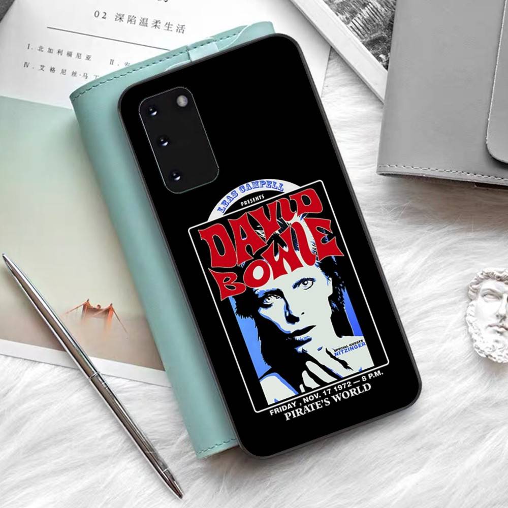 

D-David Singer B-Bowie Phone Case For Samsung S 24 Fe 25 Ultra Plus 20 Lite 21 30 22 23 24 22 Ultra 5G Fundas Samsung S23 5G