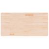 Vidaxl Blat Do Łazienki, 100X50X2,5 Cm, Surowe Lite Drewno