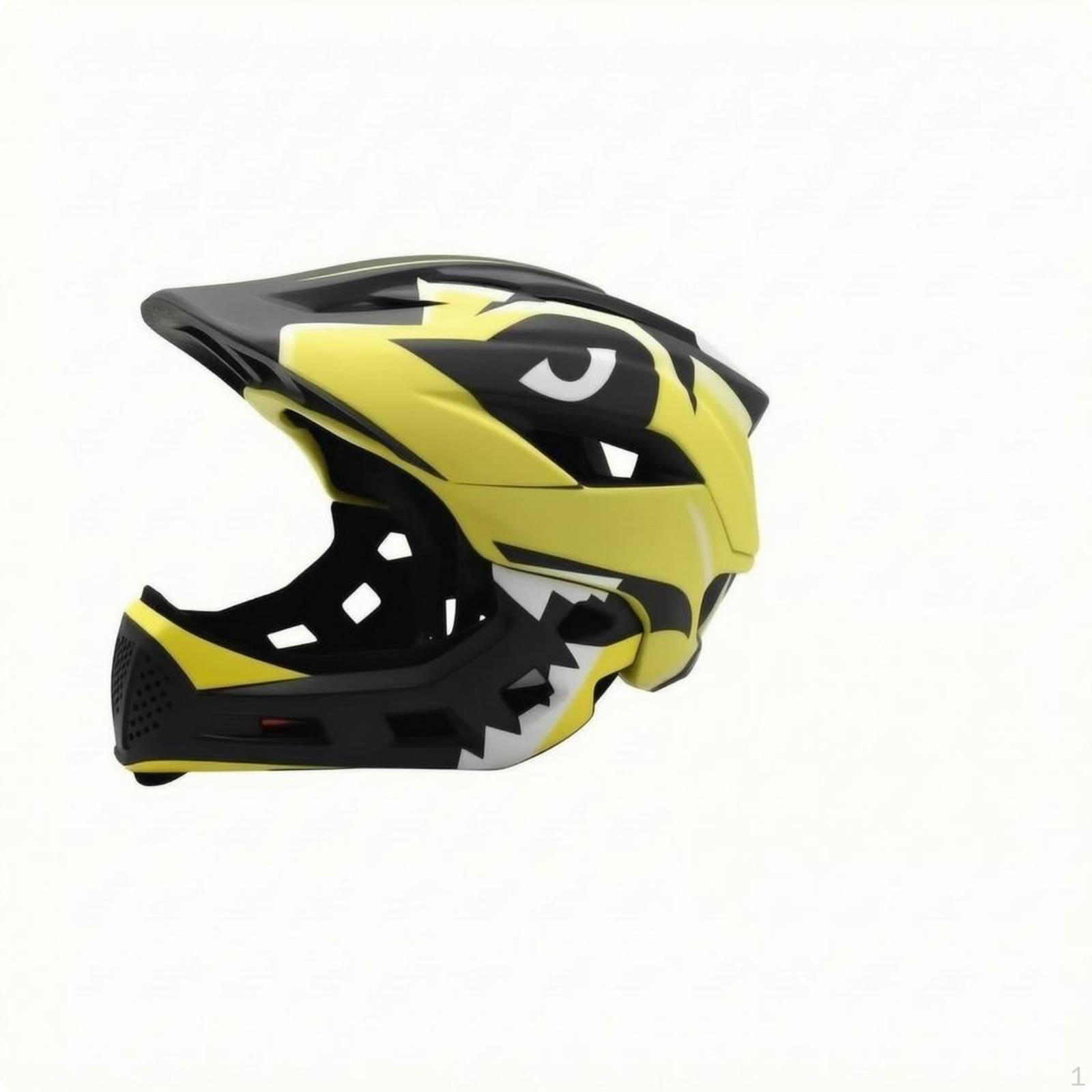 Detachable Chin Guard Helmet Hard Shell