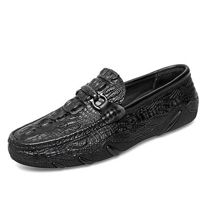 Modische Leder Herrenschuhe Luxuriös Trendig 2024 Lässig Schlupfschuhe Formelle Loafer Herren Mokassins Italienisch Schwarz Herren Fahrerschuhe Sneaker