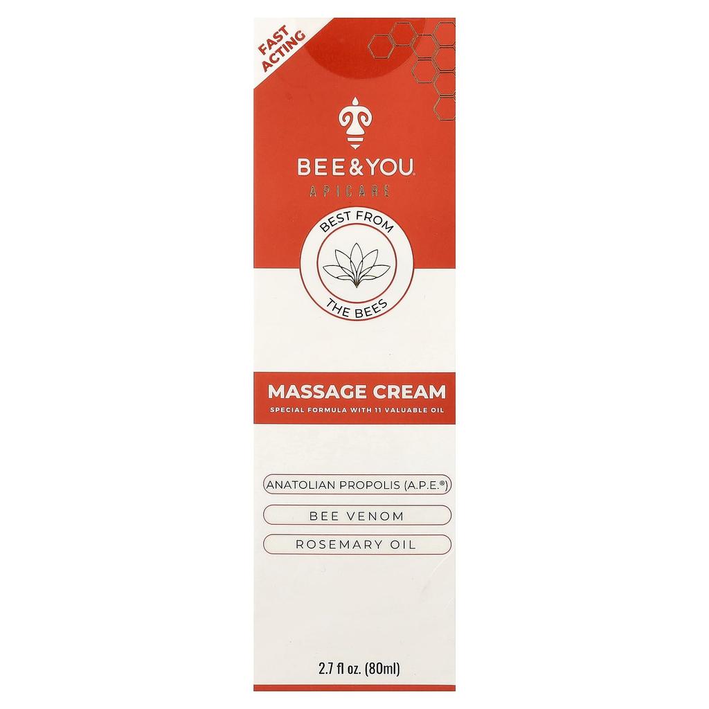Bee & You, Krem do masażu, 80ml 2.7fl oz