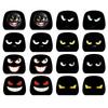 Festive Car Interior Decoration Headrest Covers Playful Halloween Graphics Comfort Fit Polyester Fabric Driver Gift 2pcs