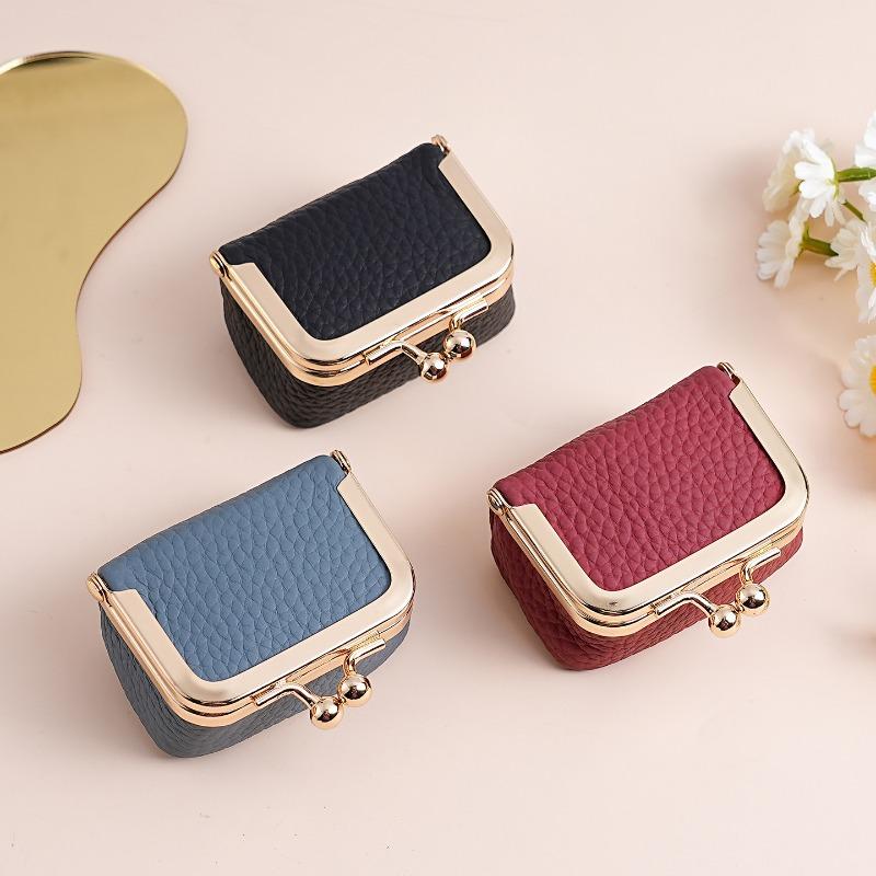 Scatola Accessori Mini Collana  Orecchini da Donna  Anello d'Oro  Borsa per Gioielli in Oro  Cuffie  Monete  Portamonete