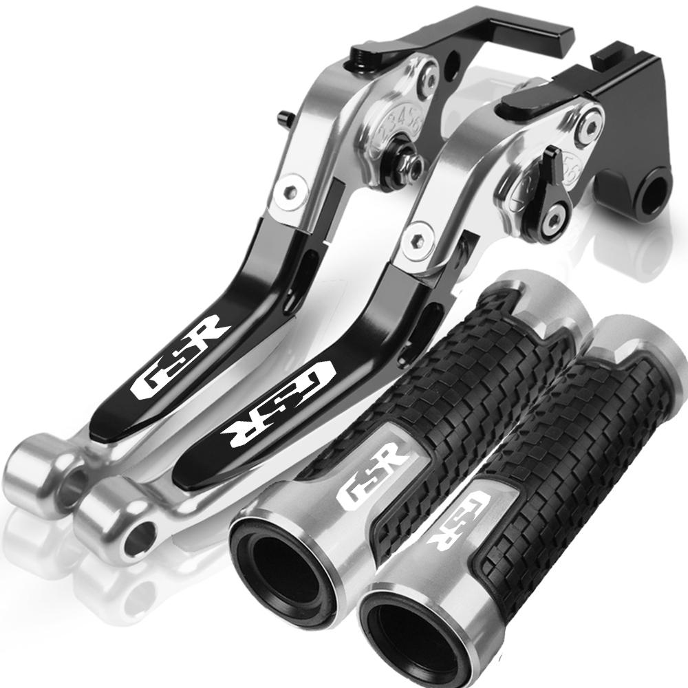 For SUZUKI GSR400 GSR600 GSR750 GSR 400 600 750 Motorcycle Accessories Adjustable Brakes Extendable Clutch Lever Handle Bar End