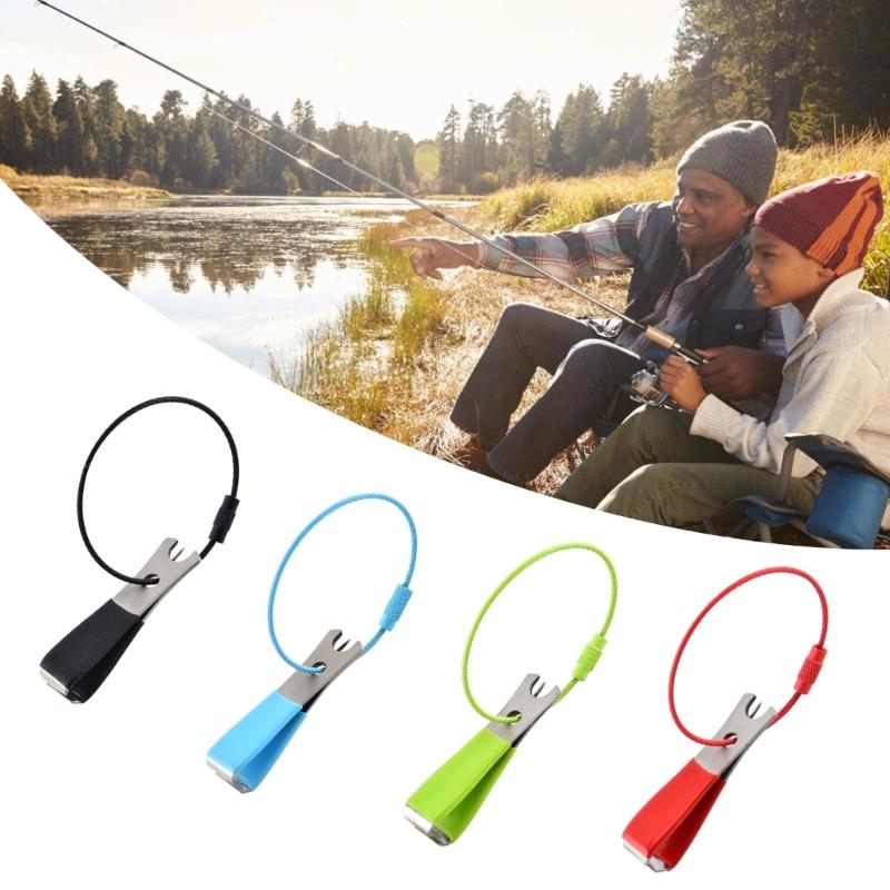Fly Tying Fishing Line Cutter Scissors Aluminum Construction Sliding Lock Mechanism For Easy Carrying On Vests Bags
