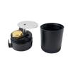 Baffled Oil Catch Can Tank 2-Port Universal 3/8" Npt Inlet Outlet