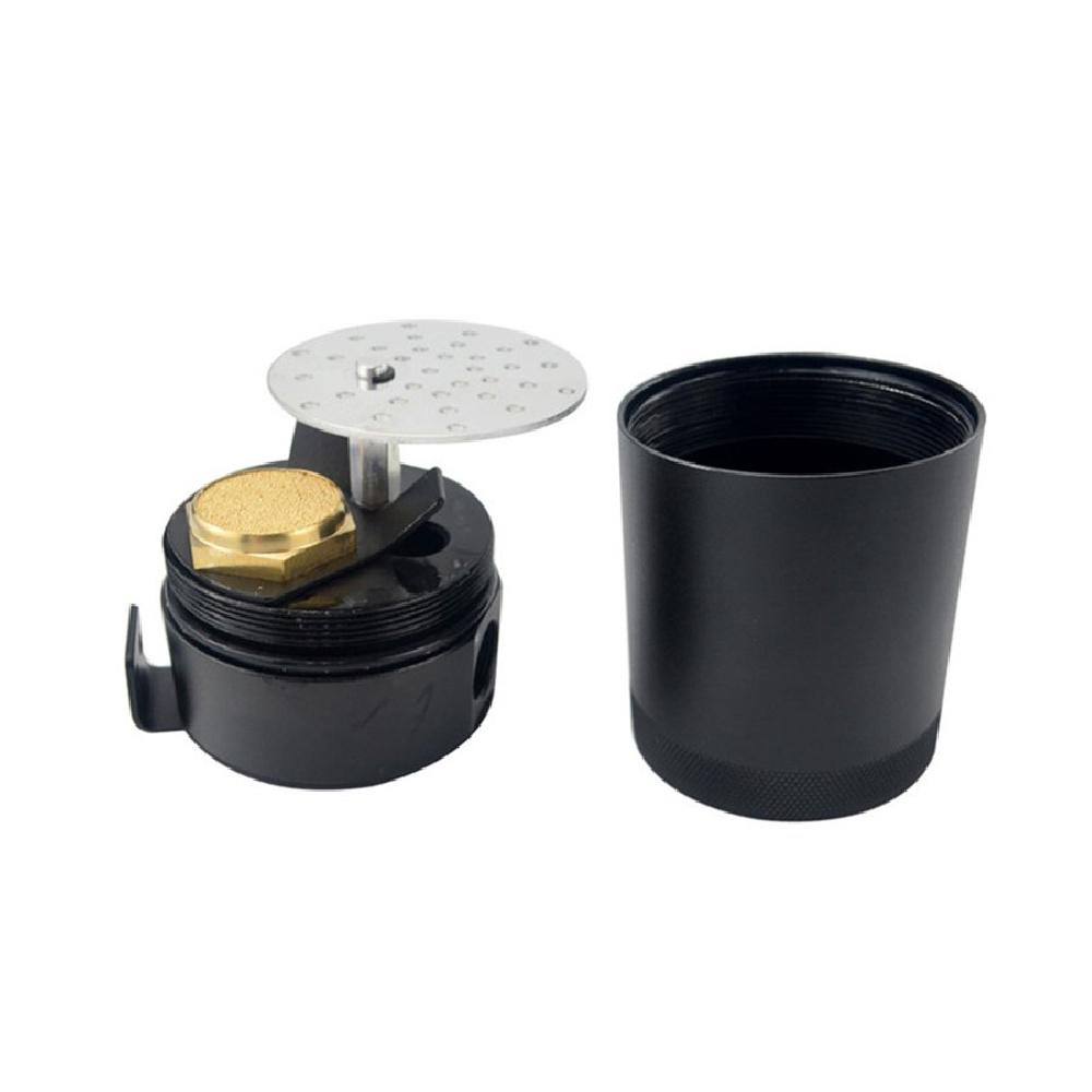 Baffled Oil Catch Can Tank 2-Port Universal 3/8" Npt Inlet Outlet