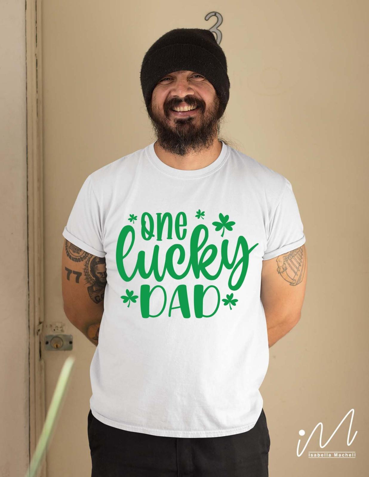 One Lucky dad svg Daddy t shirt svg irish dad svg lucky dad svgSt Patricks Day S