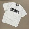 26ss Biała Oversize Najwyższa Jakość Koszulka Unisex Unisex Unisex Klasyczny Nadruk Logo Literami Koszulka Satoshi Nakamoto Casualowa Koszulka Metki