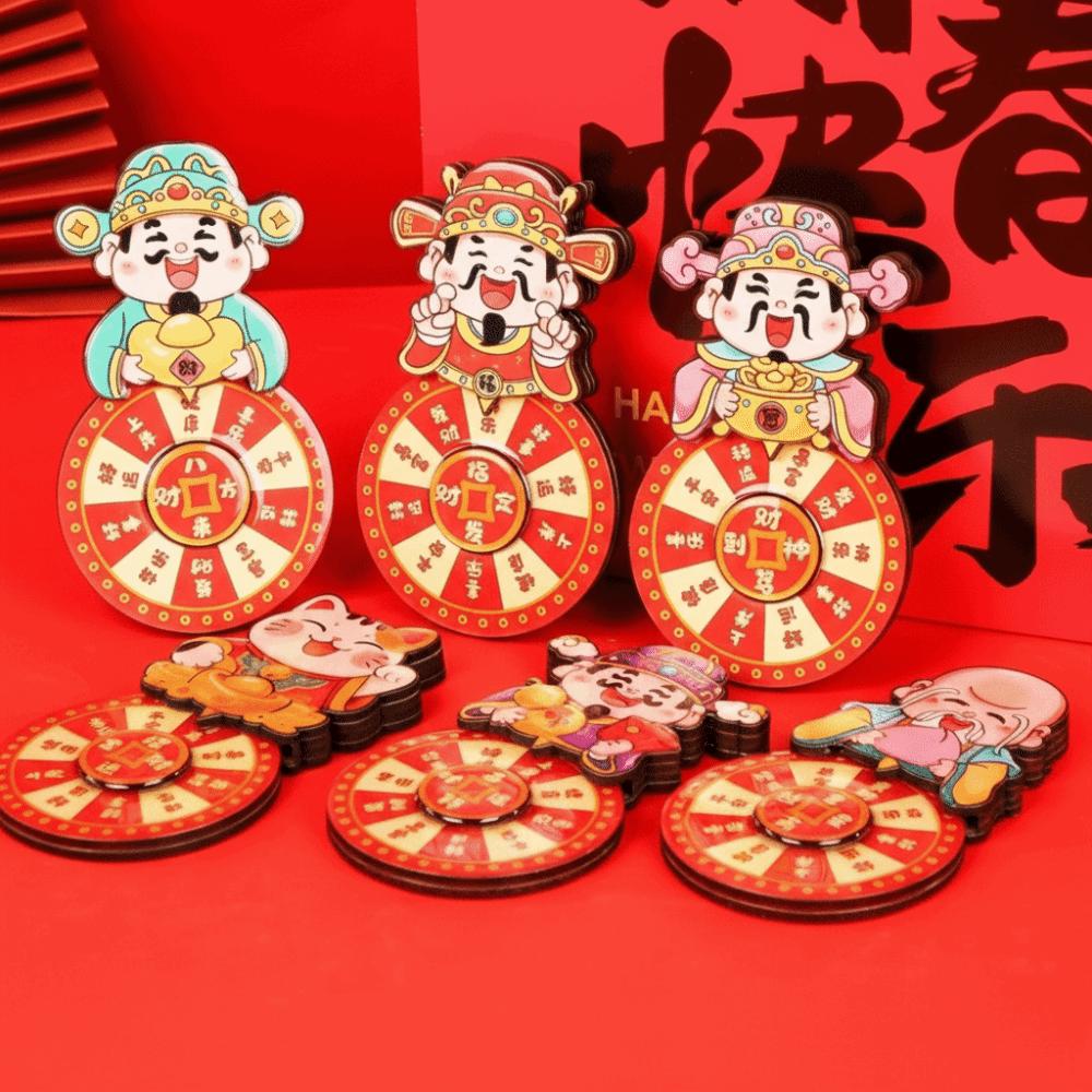 Blessings Housewarming Decorations Attracting Wealth Rotating Fridge Magnets  Refrigerator