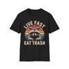 Live Fast Eat Trash Raccoon Funny Trash Panda Gift T Shirt
