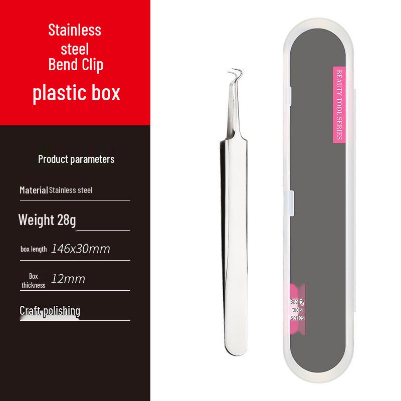 Blackhead Removal Needle and Tweezer Set for Acne and Pimple Extraction