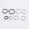 Stainless Steel No-Pierce Spring Ear Clips - Unisex & Invisible Spiral Design